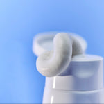 POM close up of Calm Balm texture squeezed out of tube.